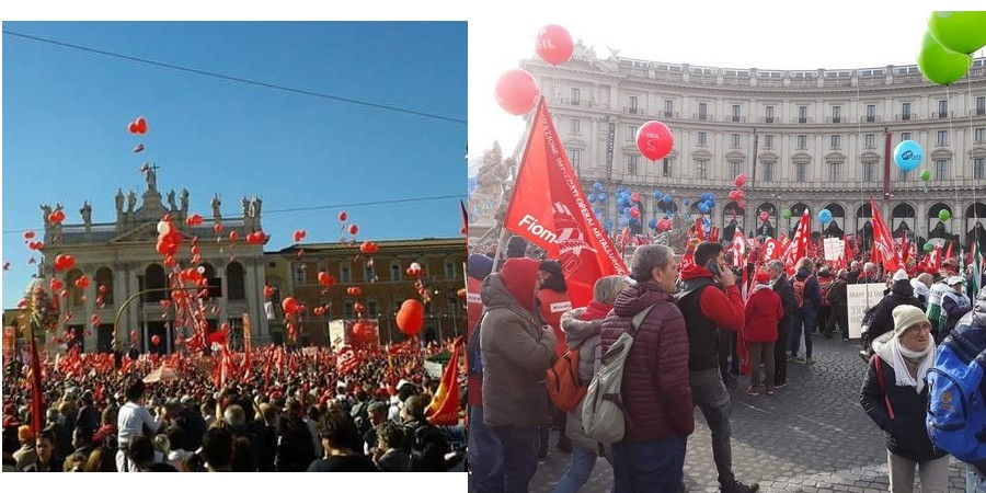 Sindacati. Il Mugello alla manifestazione di Roma, contro la politica del Governo