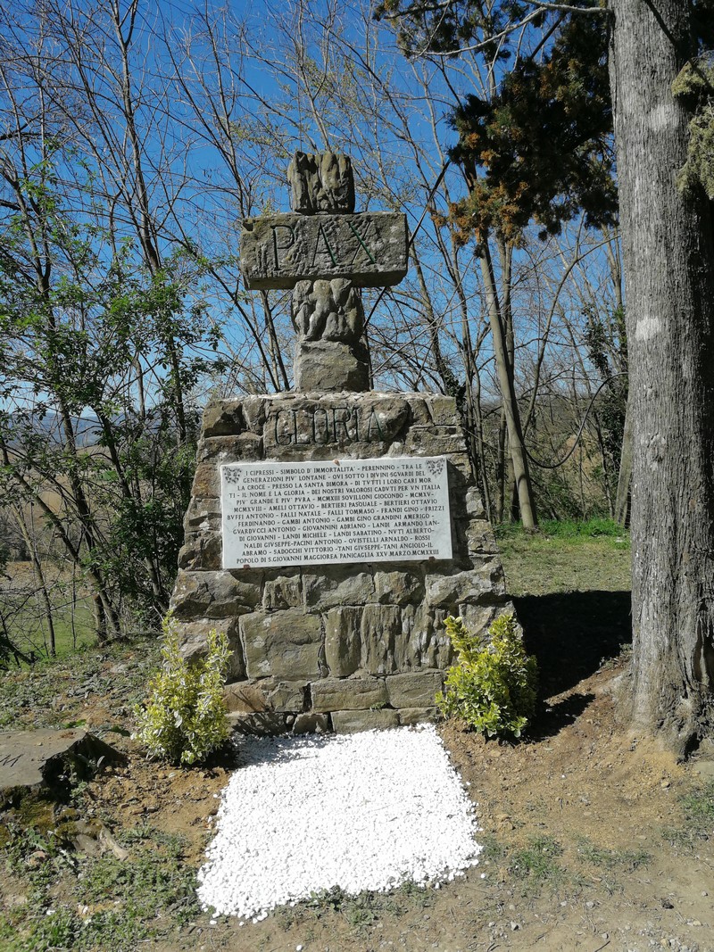Panicaglia. Restaurato il cippo della I Guerra Mondiale. Foto