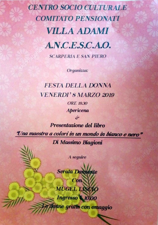 Festa della Donna: presentazione del libro di Biagioni