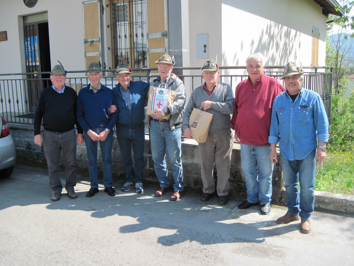 Gli Alpini di Firenzuola in trasferta nel Parmense