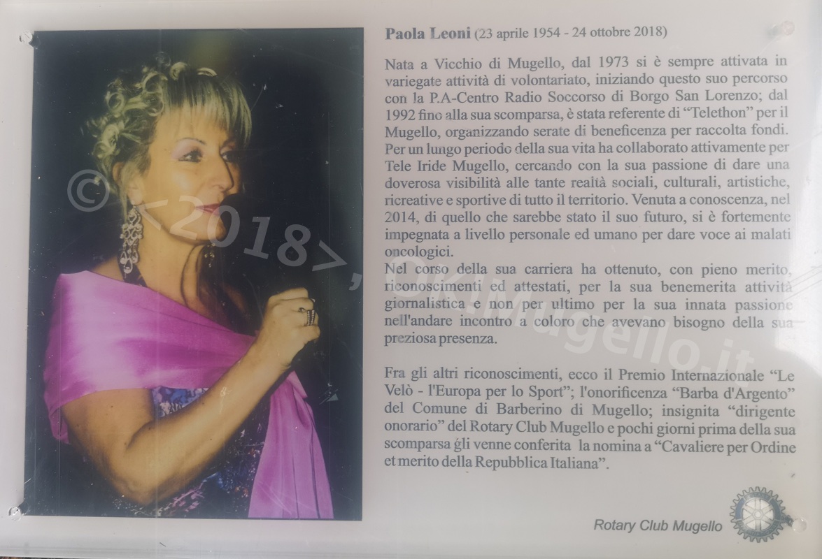 L'auditorium Centro d'Incontro sarà intitolato a Paola Leoni. Articoli e anticipazioni