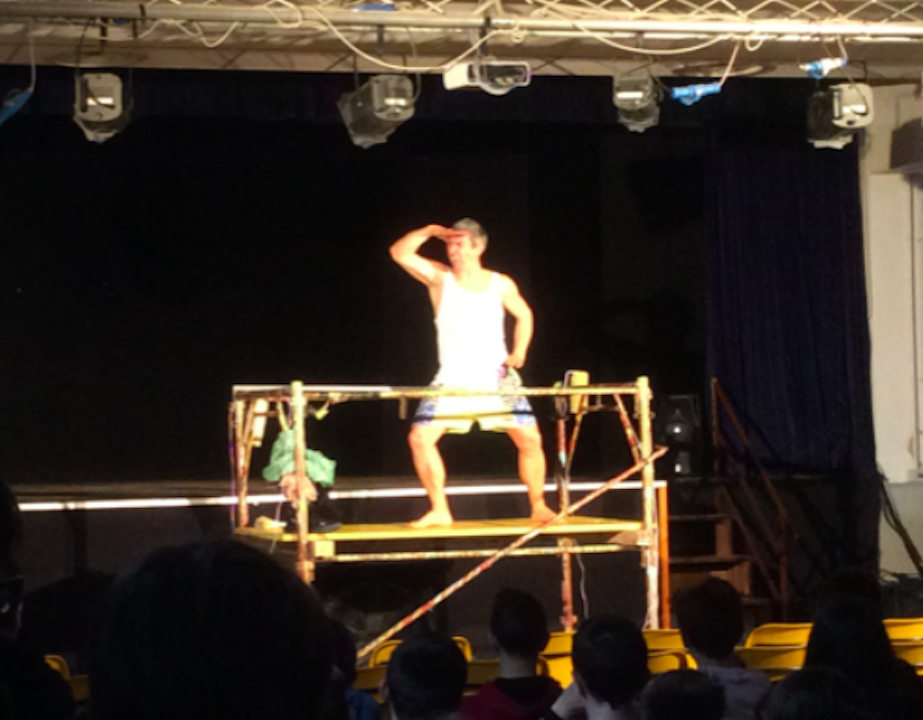 L'uomo e il mare di plastica: cronaca dello spettacolo a Scarperia