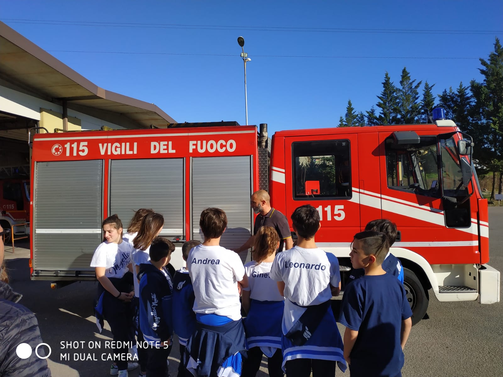 La Mugello Nuoto incontra i Vigili del Fuoco