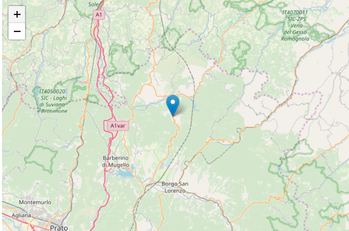 Nuova lieve scossa di terremoto a Firenzuola