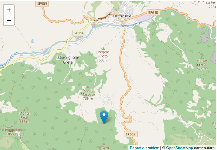 Scossa di terremoto nel Comune di  Firenzuola