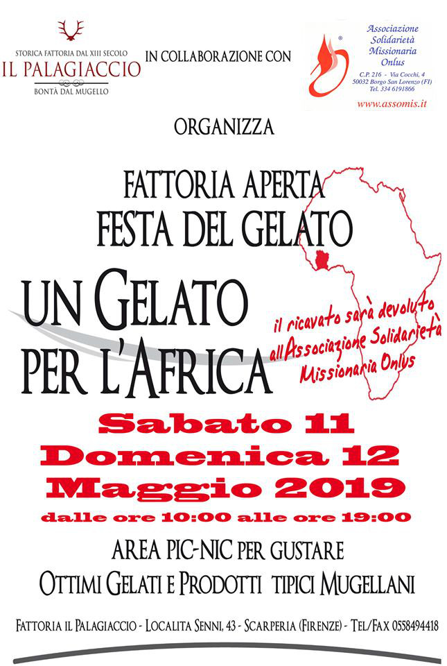 Un gelato per l'Africa. Oggi e domani al Palagiaccio
