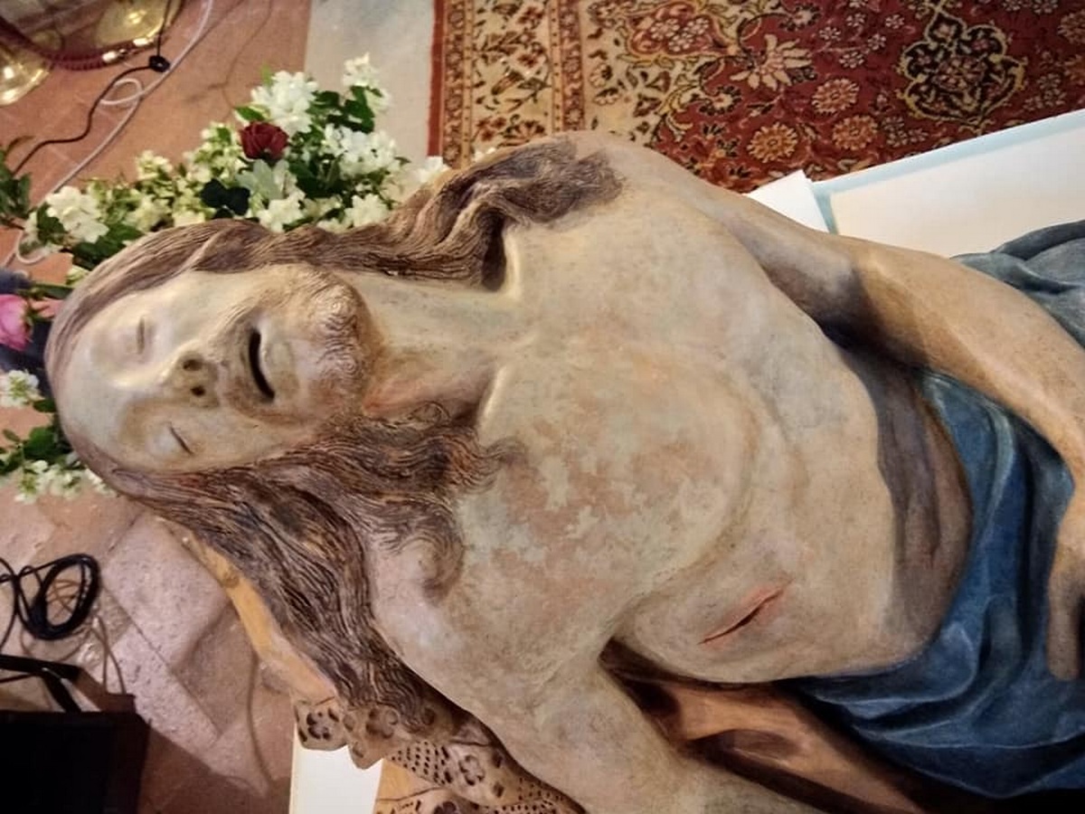 Anche Giani ieri a Vaglia per la statua restaurata