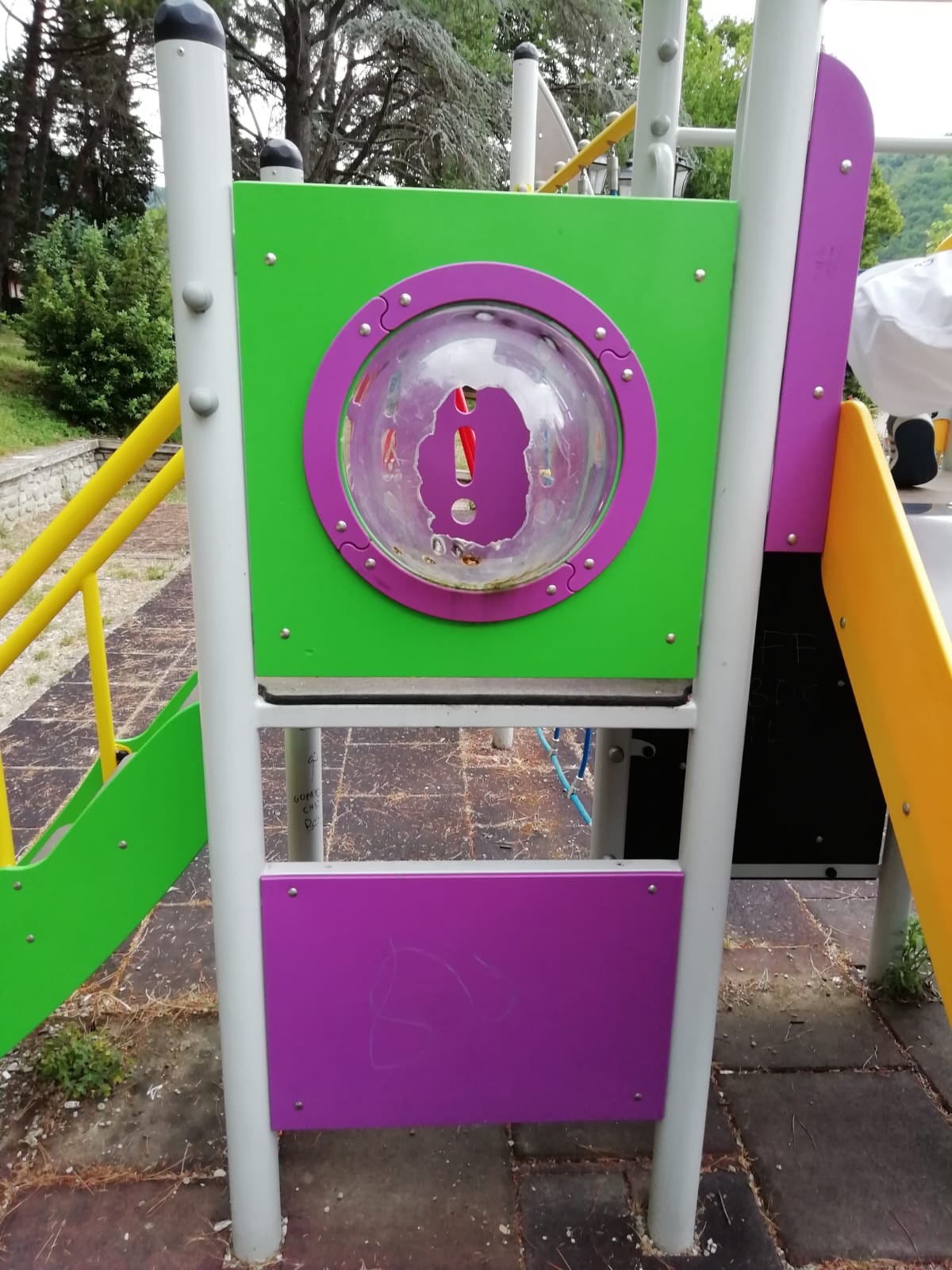 Ancora degrado e sporcizia ai giardini di Ronta. Una segnalazione