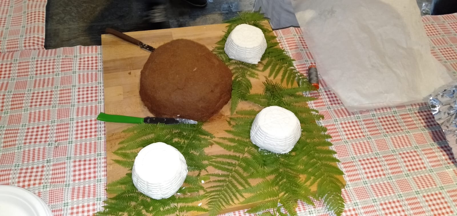 polenta di marroni e ricotta