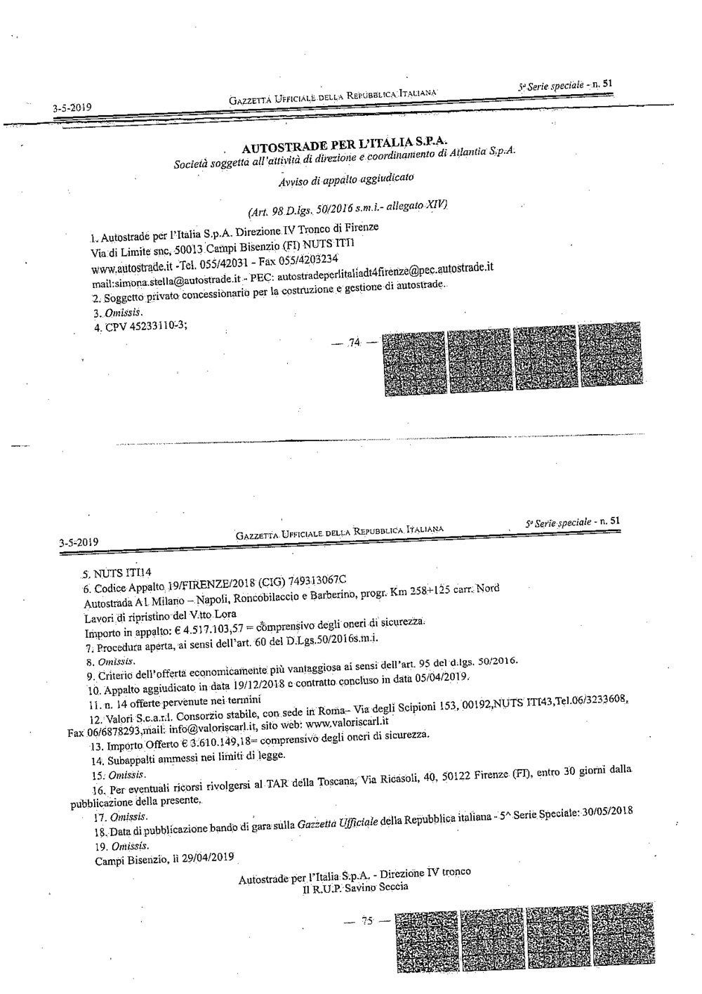 Il Viadotto che si sgretola sull’A1. Boom in rete per la foto shock. I lavori sono già appaltati