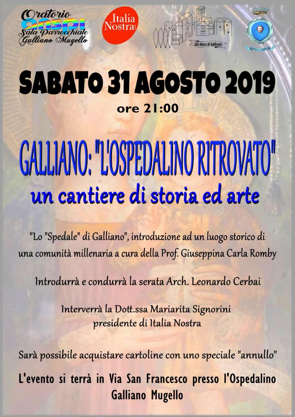 L'Ospedalino ritrovato di Galliano. Un Cantiere di storia ed arte