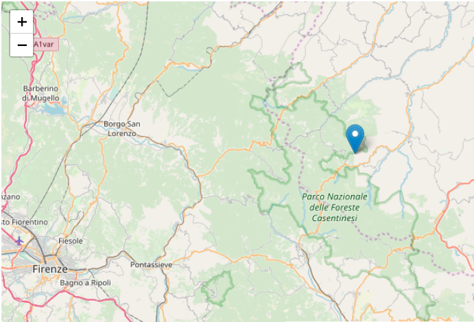Terremoto in Appennino sentito distintamente anche a Vicchio
