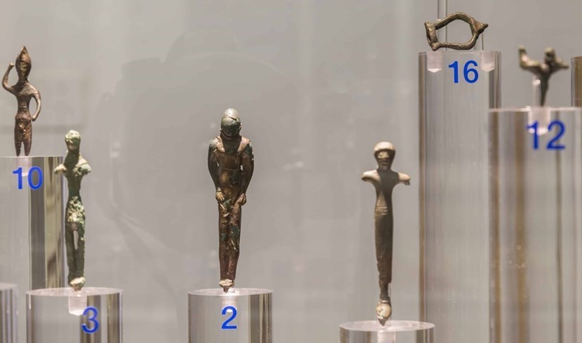 Bronzetti etruschi, databili tra VI e IV secolo a.C.