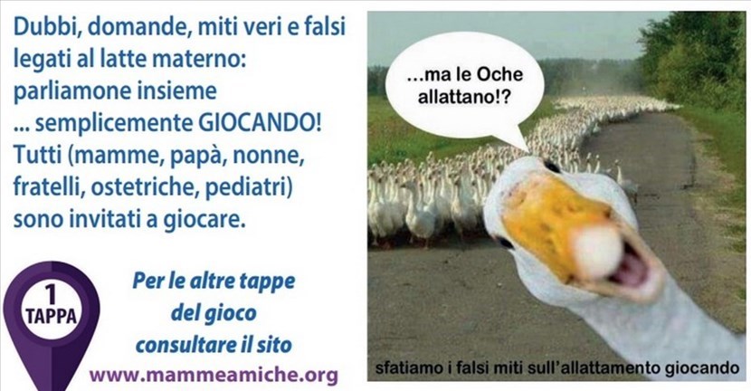 Gioco dell'oca dell'allattamento