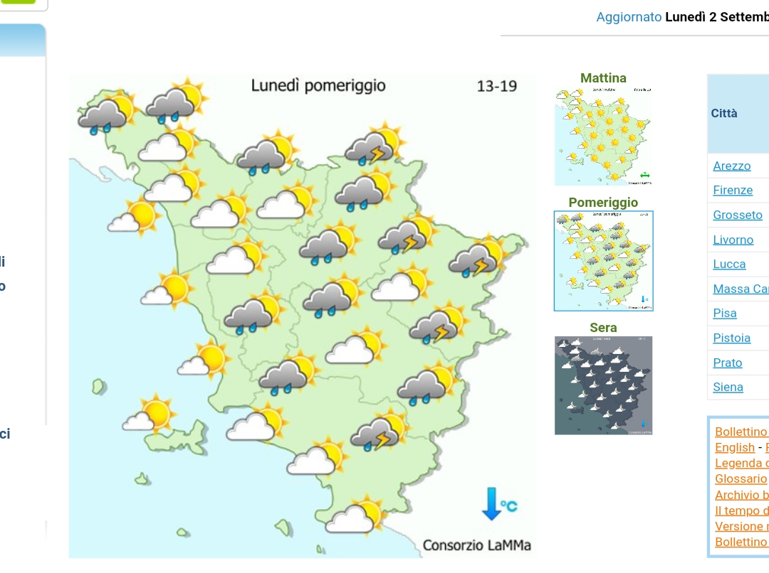 Meteo. Il Mugello verso un peggioramento