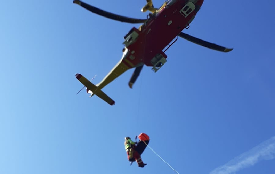 Cade dalla bici a San Cresci. 60enne recuperato da Pegaso e Soccorso Alpino