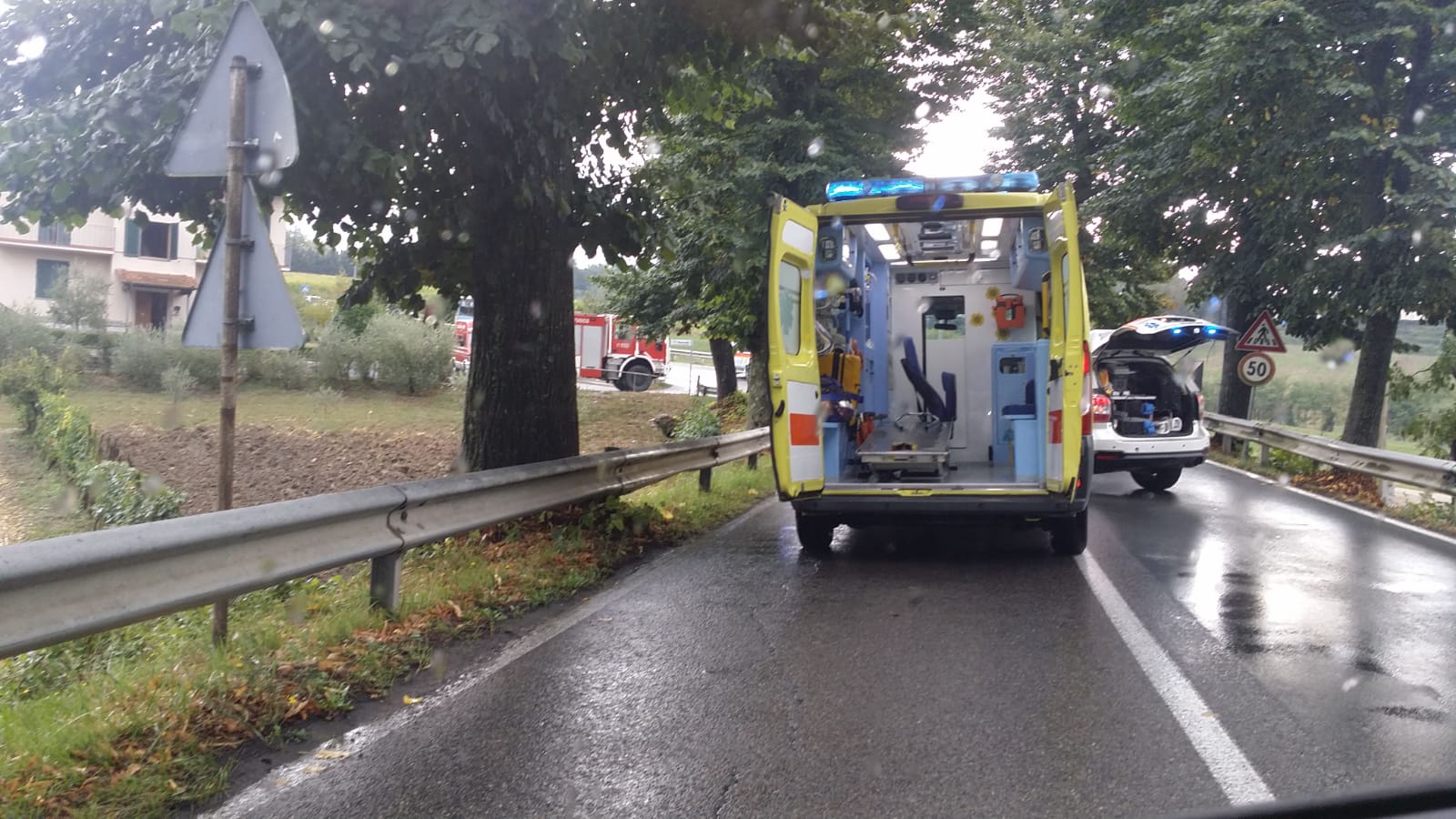 Ponzalla e Viale Kennedy. Doppio incidente a Scarperia
