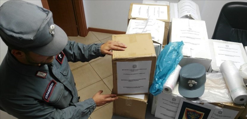 Operazione dei Carabinieri Forestali