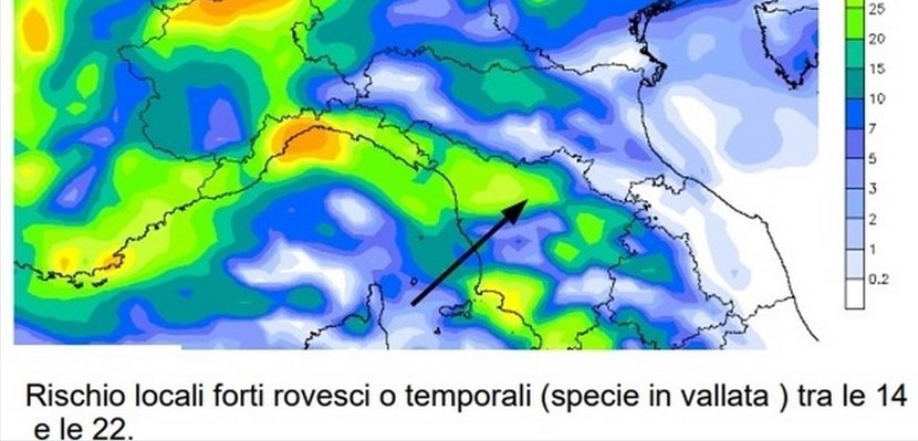 La cartina meteo