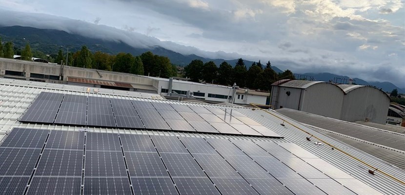 Impianto fotovoltaico per lo stabilimento Rosss2
