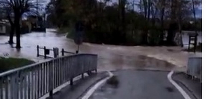 La Sieve a Sagginale questa mattina