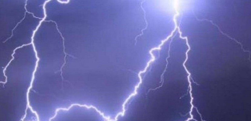 Fulmine sulla ferrovia Faentina