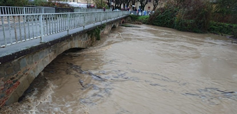 La Sieve a Sagginale oggi (lunedì 2 dicembre) alle 16 circa