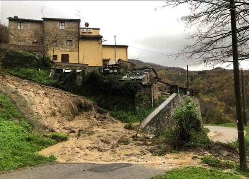 La frana a Villore