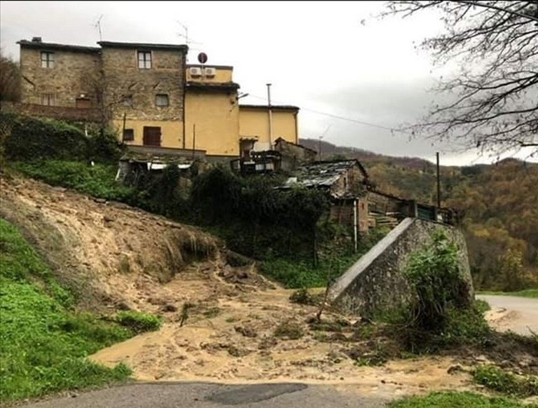 La frana a Villore