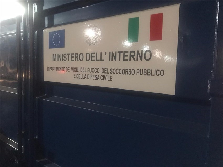 L'area allestita in autodromo