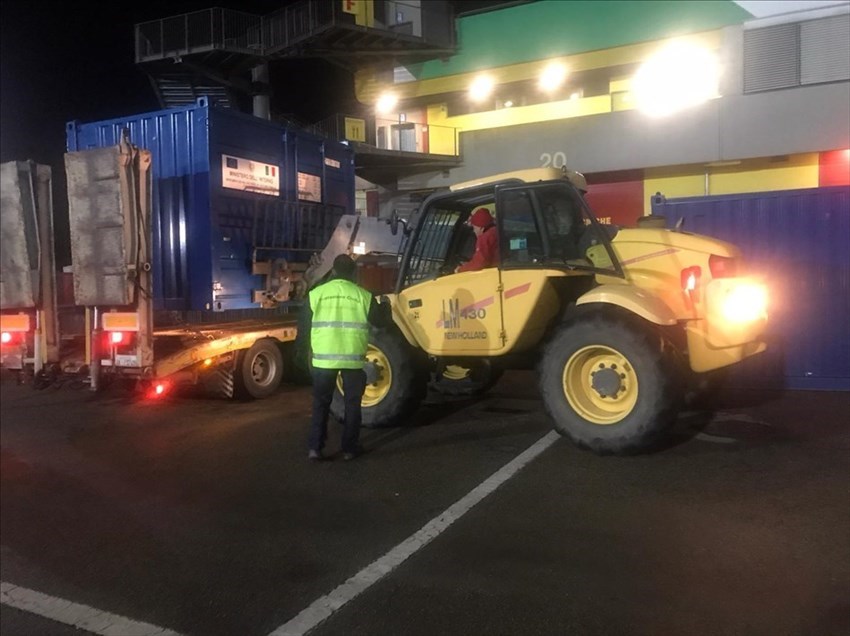 L'area allestita in autodromo