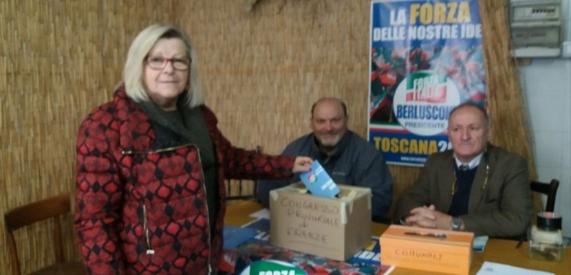 Silvia Gurioli al voto