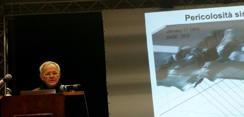 Il prof. Carlo Doglioni ( Presidente dell’Istituto Nazionale di Geofisica e Vulcanologia di Roma )