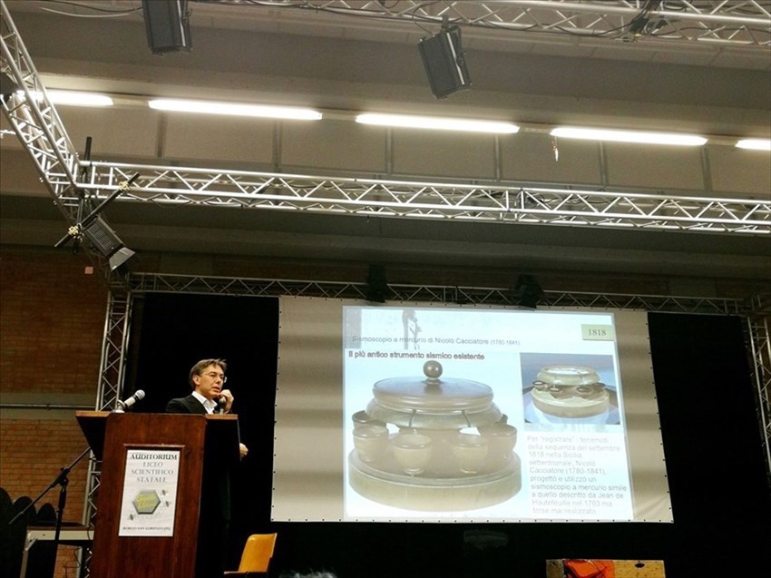 Gianfranco Vannucci dell’Istituto Nazionale di Geofisica e Vulcanologia di Bologna