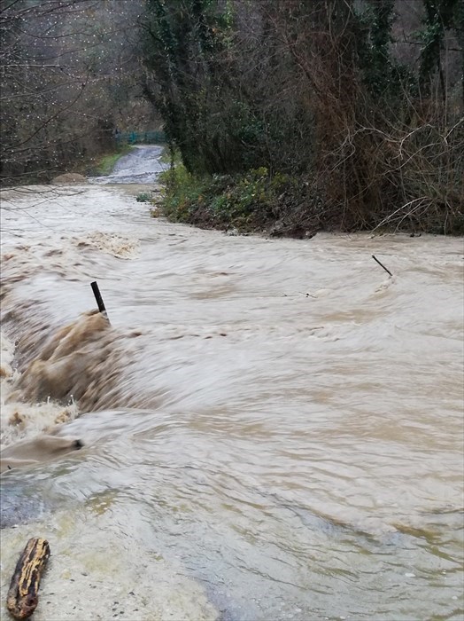 Esondazione Torrente Fistona