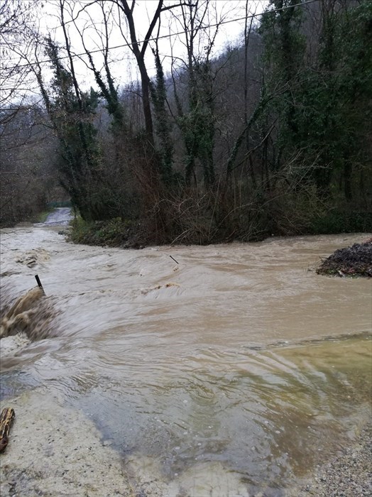 Esondazione Torrente Fistona