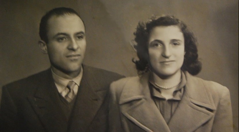 Ilio con la moglie Violante Zini