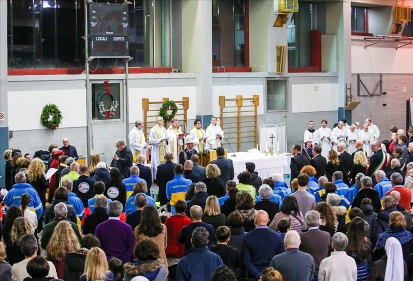 Messa Natale Cardinale Betori dopo il terremoto