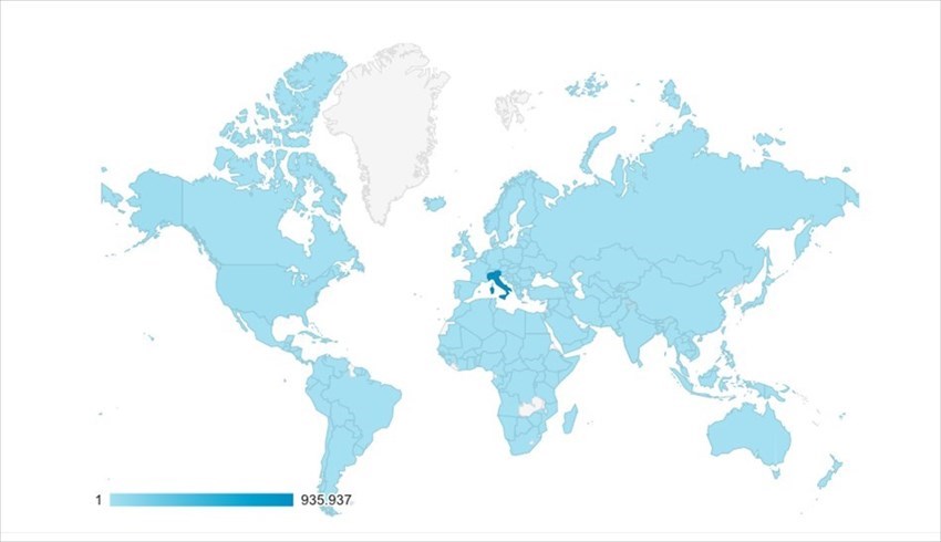 Report geografico degli accessi a OKMugello