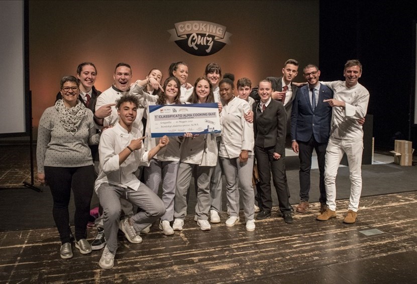 Istituto Chino Chini  premiato come vincitore nazionale del Cooking Quiz 2019