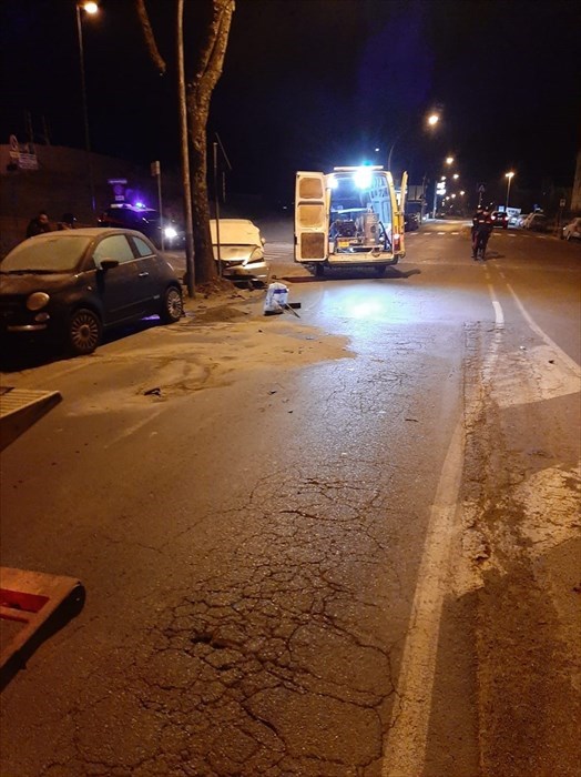 Incidente a Borgo, in Viale IV Novembre