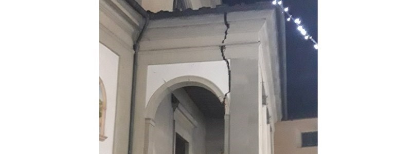 Danni alla Chiesa di Barberino