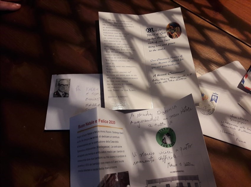 I biglietti per le suore di Marradi