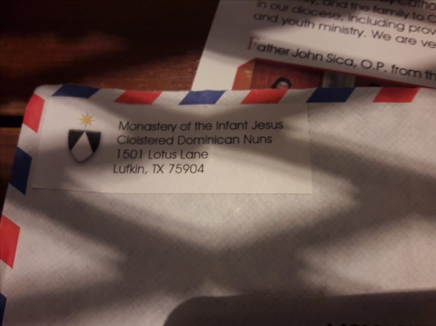 I biglietti per le suore di Marradi