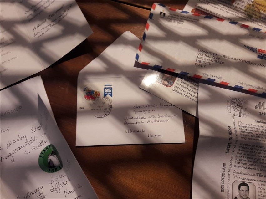 I biglietti per le suore di Marradi