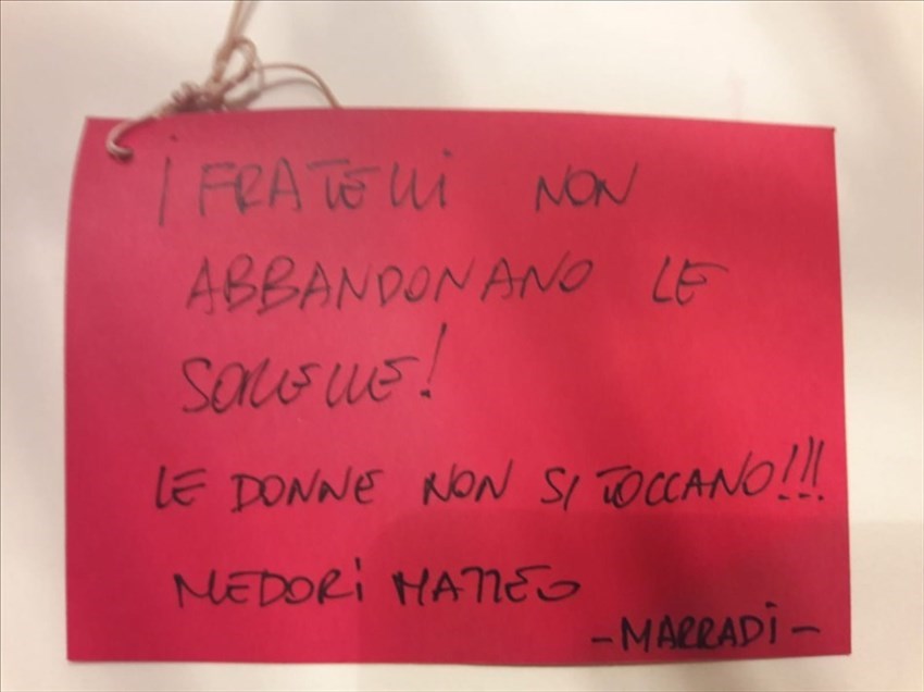 I biglietti per le suore di Marradi