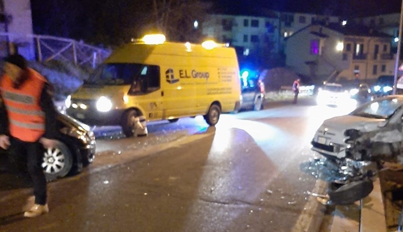 luogo dell'incidente a Fontebuona