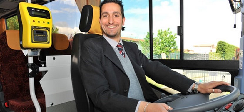 Un autista di Autolinee Toscane