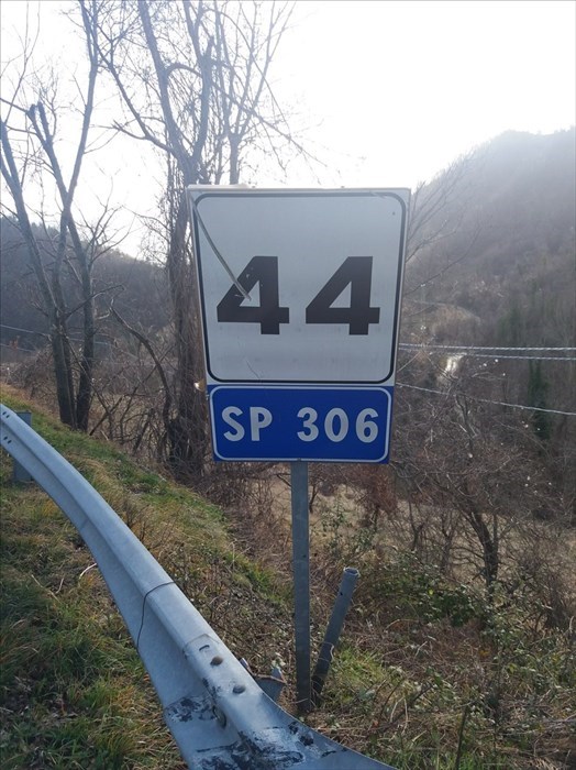 La strada 306 tra Marradi e Palazzuolo