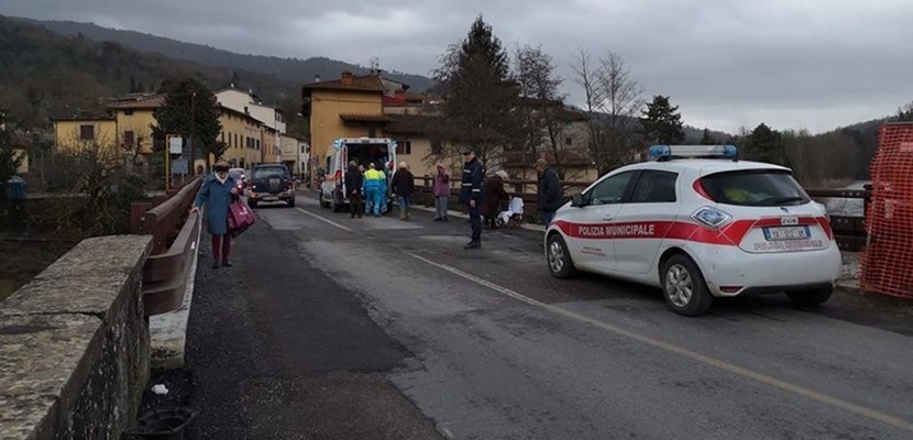 L'incidente di stamani a Contea.